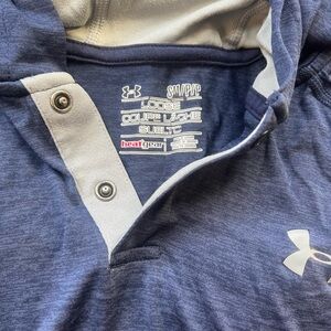 Under Armour Blue and Gray Hoodie